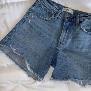 Abercrombie & Fitch Light Blue Jean Shorts
